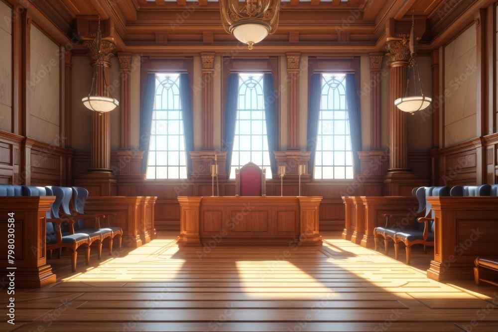 Room furniture courtroom chair.