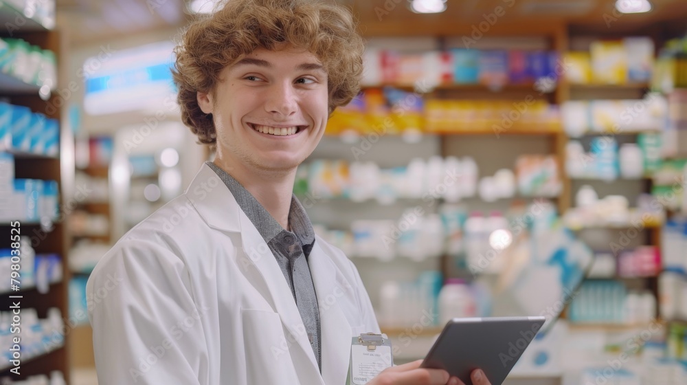 The Smiling Young Pharmacist