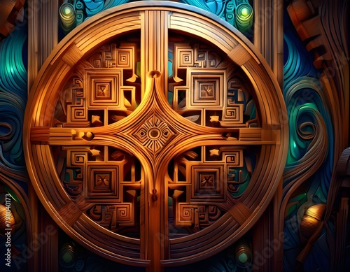 the door of the temple
