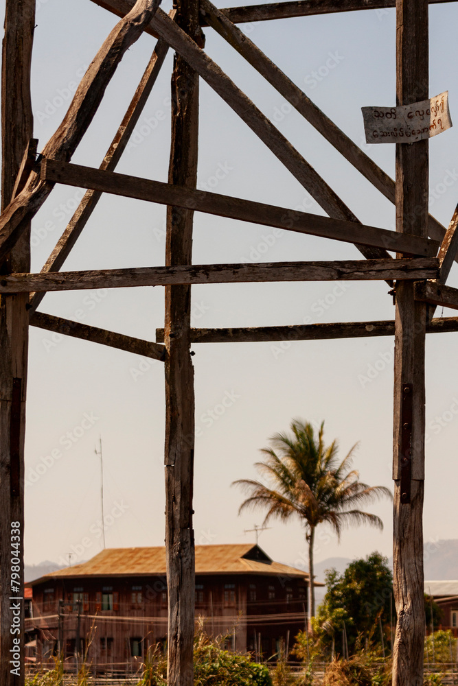 Obraz premium Nyaungshwe Township, Taunggyi District, Shan State, Myanmar