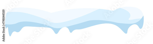 PNG, Snowballs and snow drifts winter decoration snowy elements. Snow caps, snowballs and drifts set. Cartoon pattern. Winter decorations. Seasonal elements for design. Vector illustration