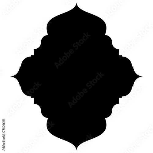 Islamic Label Emblem Shape Glyph Pictogram symbol visual illustration