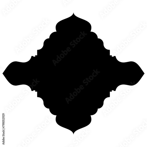 Islamic Label Emblem Shape Glyph Pictogram symbol visual illustration