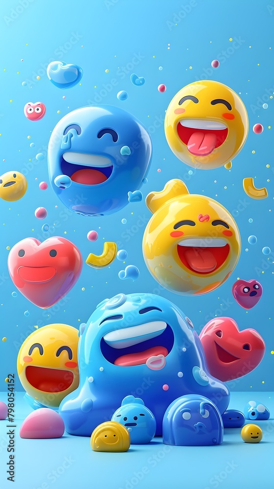 Vibrant Digital Emoticons Conveying Emotions in Online Chat Conversation Vibrant Digital Emoticons Conveying Emotions in Online Chat Conversation