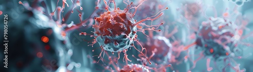 Macro image of nanocarriers in a targeted cancer therapy application