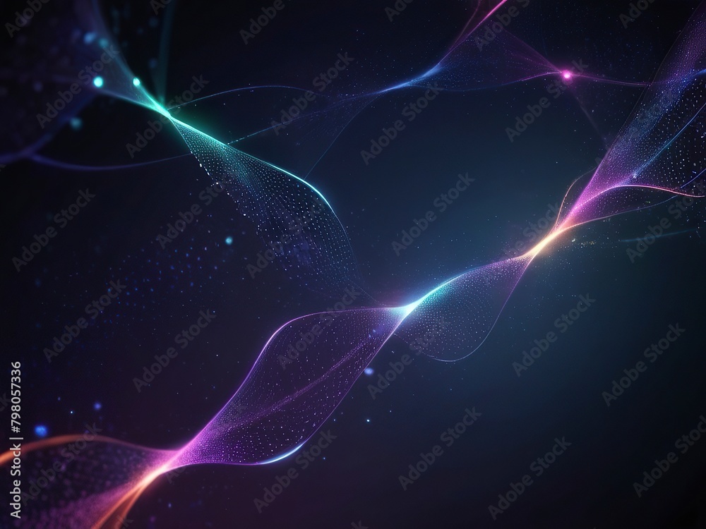 Abstract polygonal space low poly dark background with connecting dots and lines. Connection structure. 3d rendering Abstract polygonal space low poly dark background with connecting dots and lines. Connection structure. 3d rendering