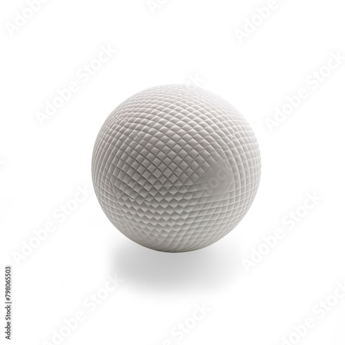 A Pliable Rubber Ball isolated on a transparent background 