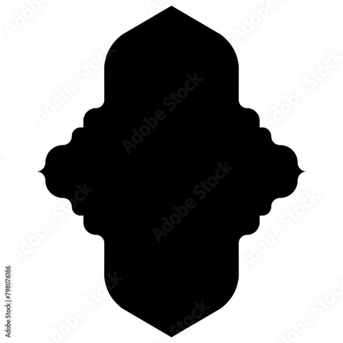 Islamic Label Emblem Shape Glyph Pictogram symbol visual illustration