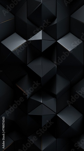 Geometric in black color architecture backgrounds repetition.