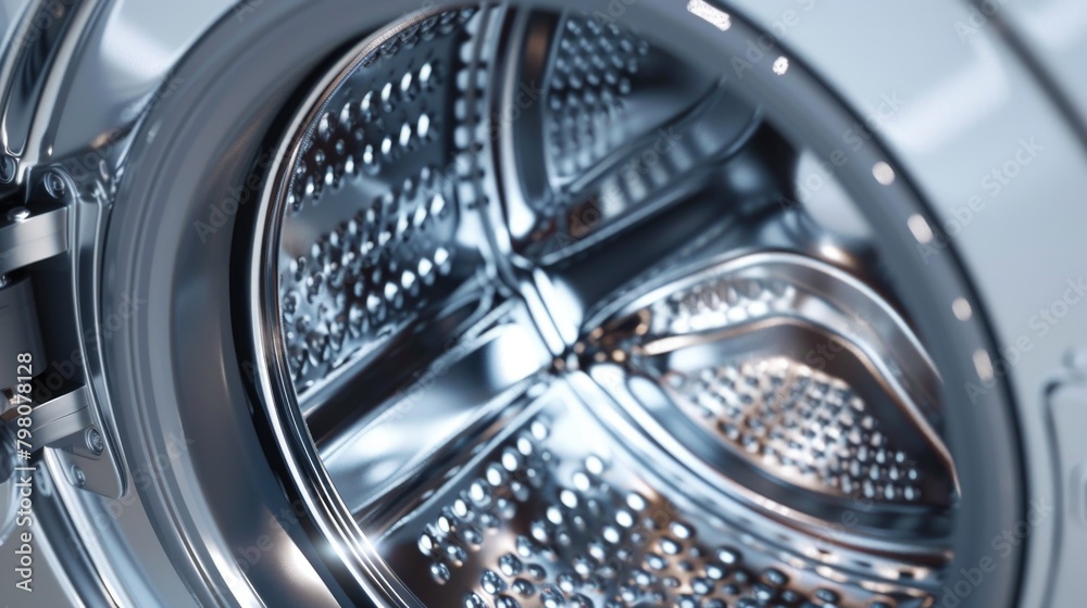 Detailed view of a washing machine, suitable for household appliance concepts Detailed view of a washing machine, suitable for household appliance concepts