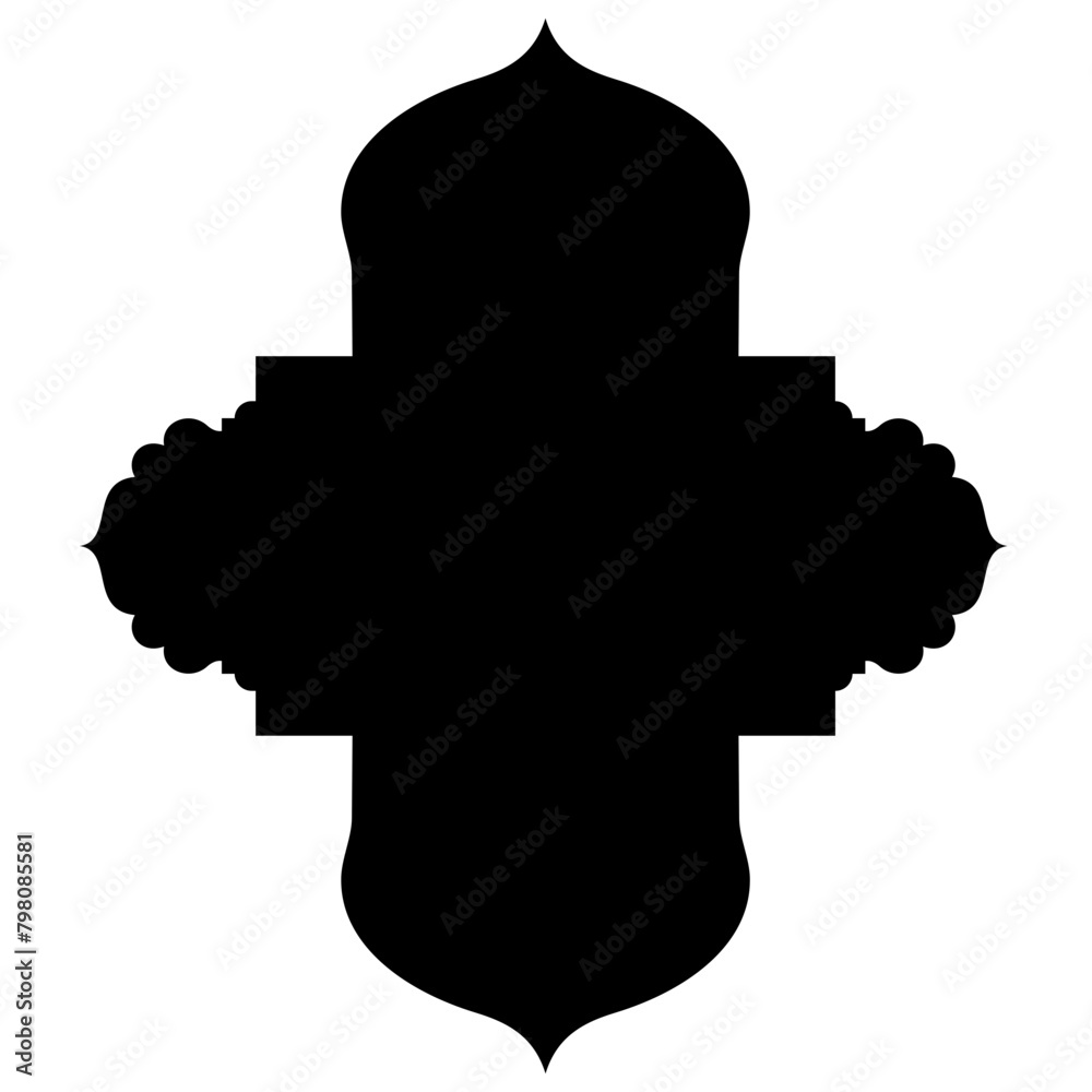 Islamic Label Emblem Shape Glyph Pictogram symbol visual illustration Islamic Label Emblem Shape Glyph Pictogram symbol visual illustration