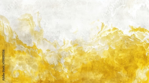Watercolor art background. Old paper. White and yellow texture for cards, flyers, poster, banner.	