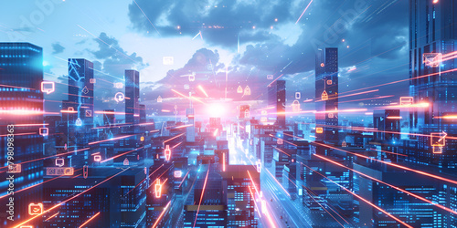 Cybernetic Metropolis: Envisioning the City of Tomorrow © GulzarHussain