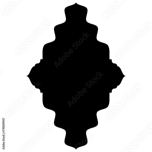 Islamic Label Emblem Shape Glyph Pictogram symbol visual illustration