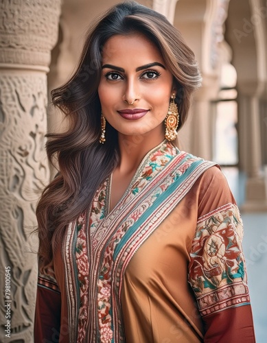 Timeless Beauty: Pakistani Women Shine in Traditional Attire