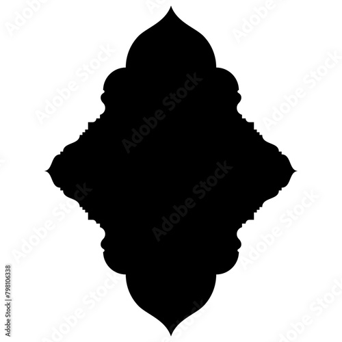 Islamic Label Emblem Shape Glyph Pictogram symbol visual illustration