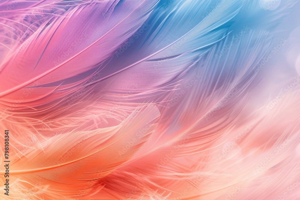 pastel colour feather abstract background pastel colour feather abstract background