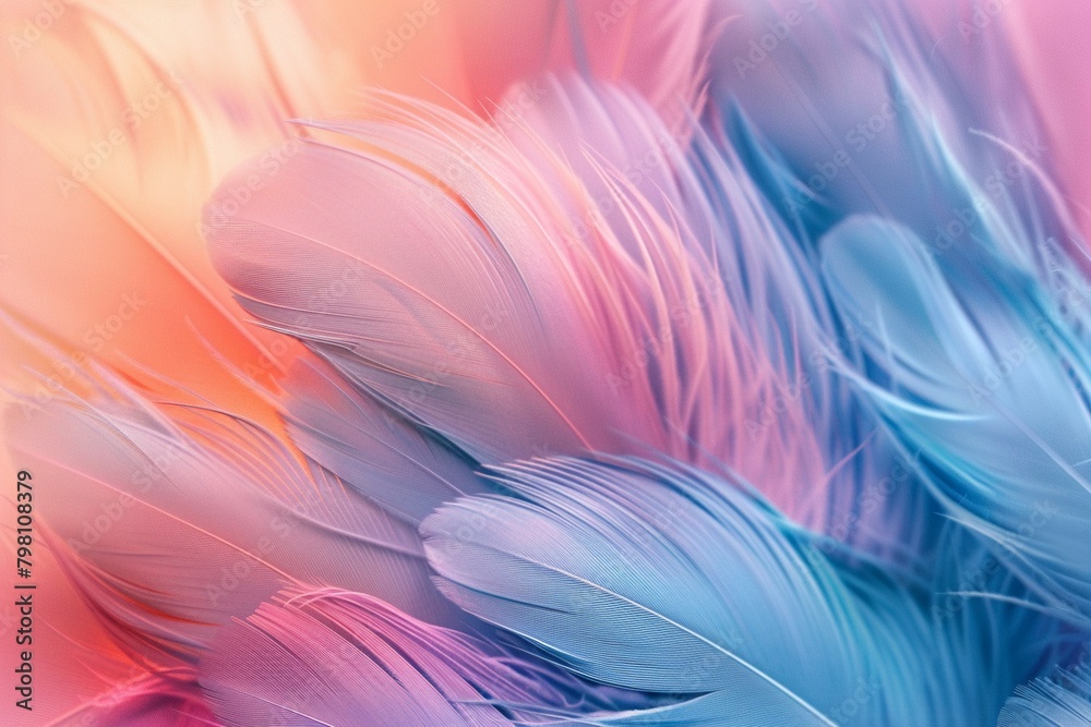 pastel colour feather abstract background pastel colour feather abstract background