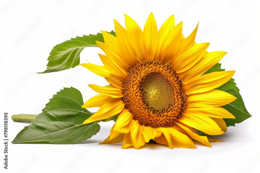 b'A Single Sunflower In Full Bloom' b'A Single Sunflower In Full Bloom'
