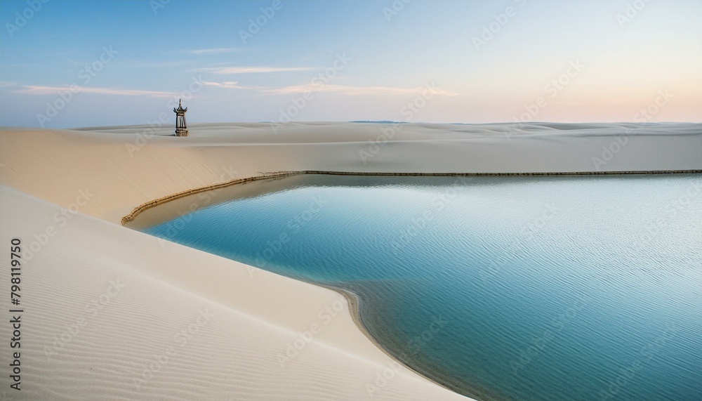 Well of water and the sea Well of water and the sea