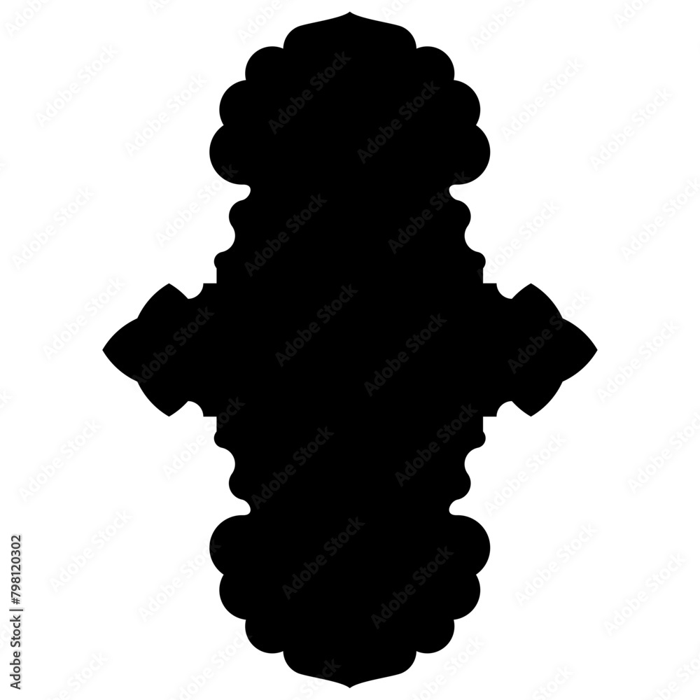 Islamic Label Emblem Shape Glyph Pictogram symbol visual illustration