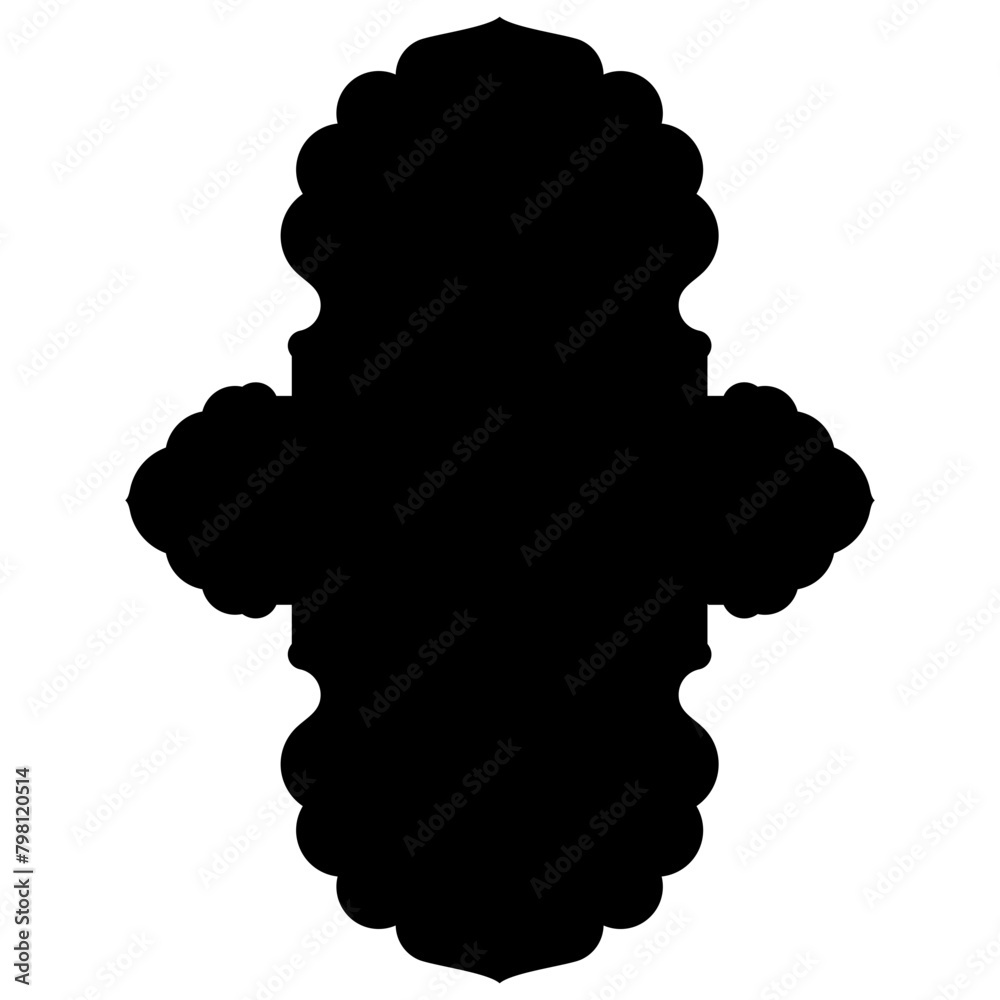 Islamic Label Emblem Shape Glyph Pictogram symbol visual illustration