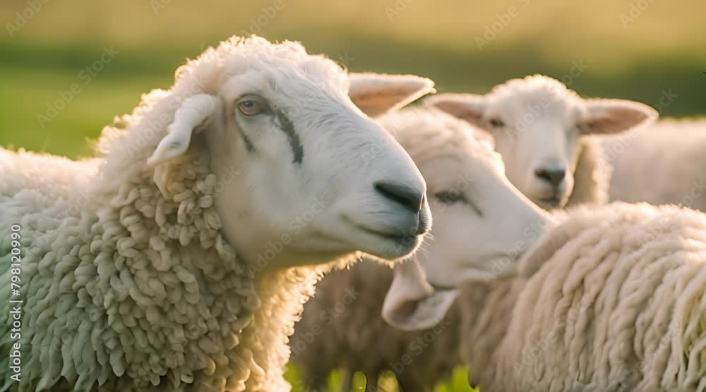 Bucolic Bliss: A Sheep's Journey Through the Greenfield Bucolic Bliss: A Sheep's Journey Through the Greenfield