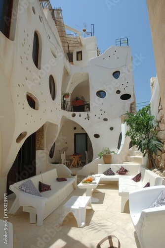 b Unique architecture of a luxury villa in the Mediterranean Sea 
