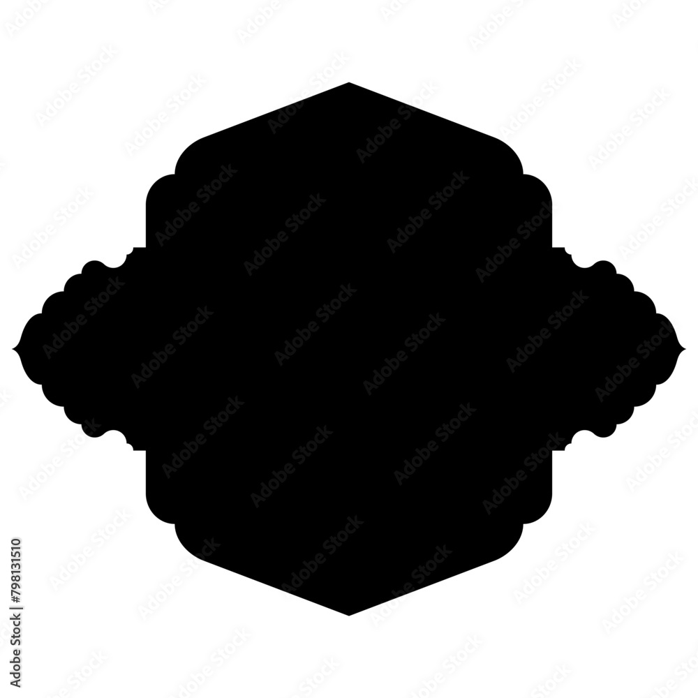 Islamic Label Emblem Shape Glyph Pictogram symbol visual illustration Islamic Label Emblem Shape Glyph Pictogram symbol visual illustration
