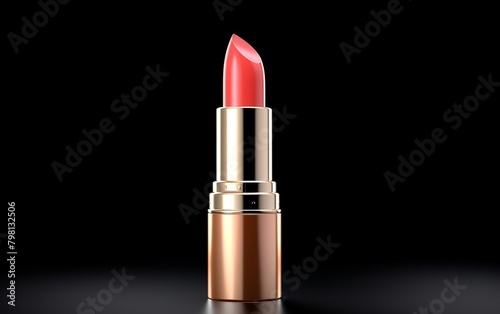 Lipstick Product Standing on White Background