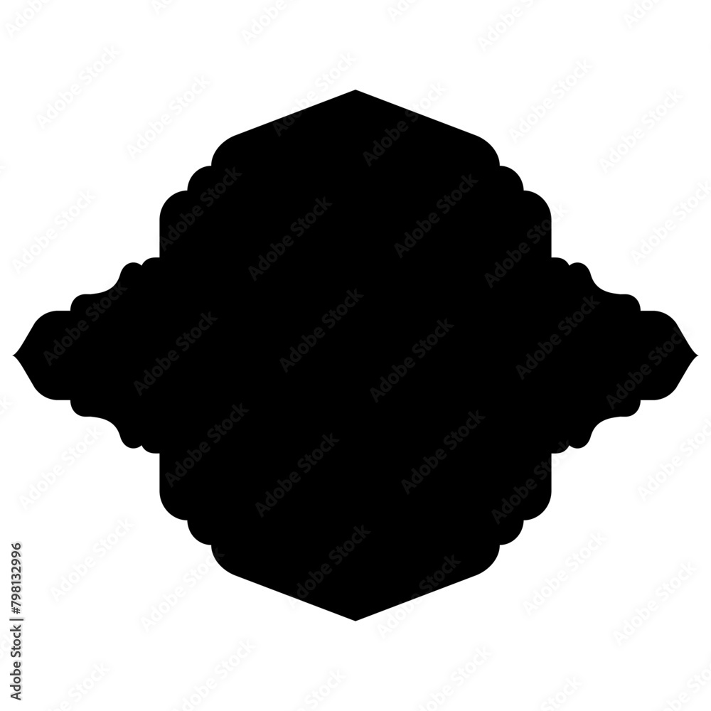Islamic Label Emblem Shape Glyph Pictogram symbol visual illustration Islamic Label Emblem Shape Glyph Pictogram symbol visual illustration
