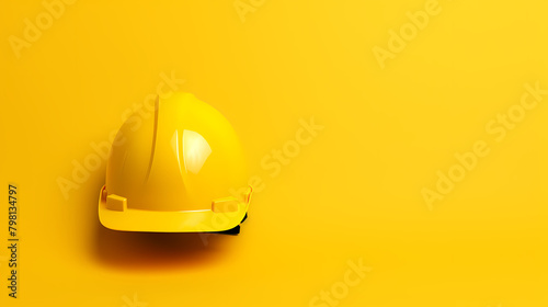 yellow construction helmet