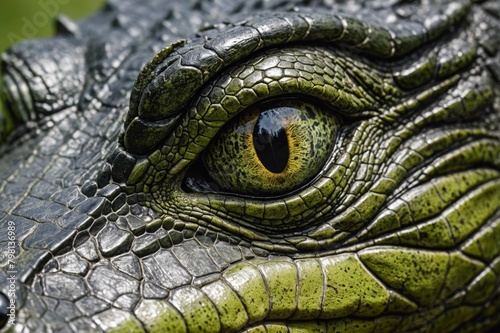 Close view of Alligator s eye