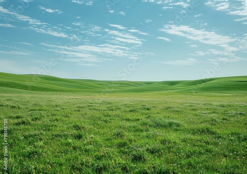 b'Grasslands under the blue sky' © duyina1990