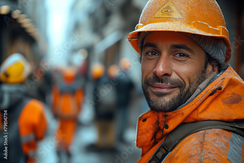 Construction man construction worker