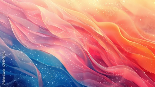 b'Colorful abstract background with soft folds'