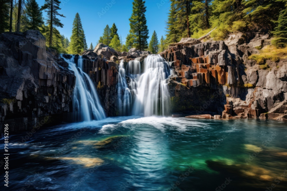 Fototapeta premium waterfall in the forest