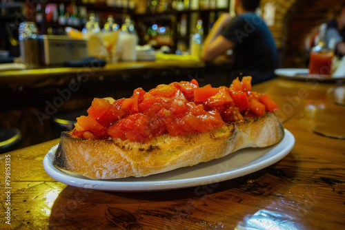 Savory Spanish Bread with Tomato  Culinary World Tour  Food and Street Food