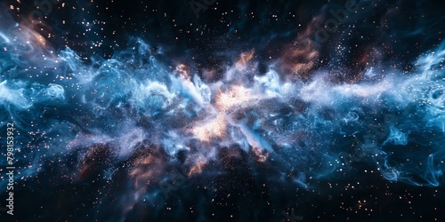 b'Interstellar gas cloud molecular hydrogen' photo