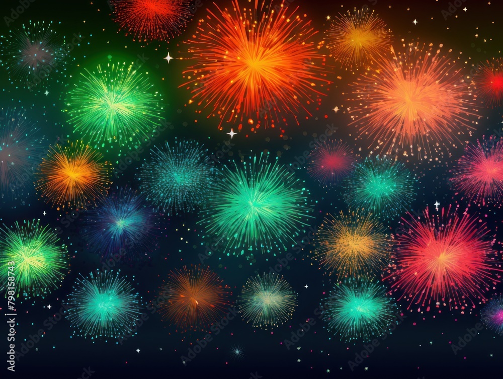 fireworks in the sky fireworks in the sky