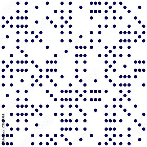Domino game dots pattern