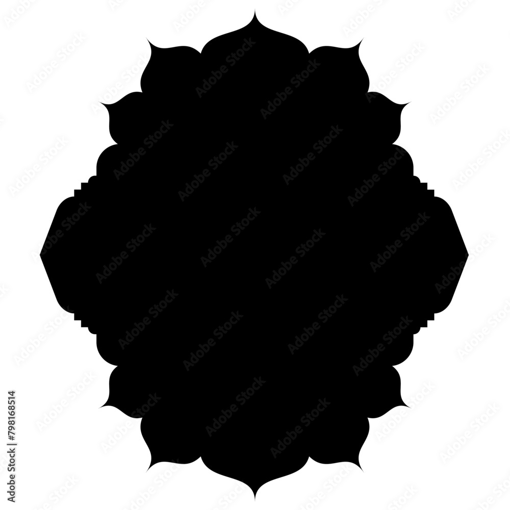 Islamic Label Emblem Shape Glyph Pictogram symbol visual illustration