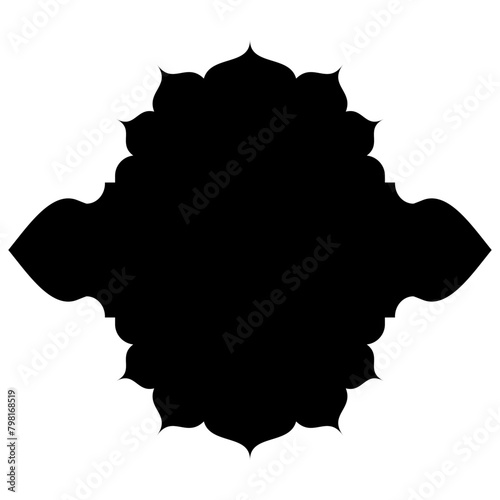 Islamic Label Emblem Shape Glyph Pictogram symbol visual illustration