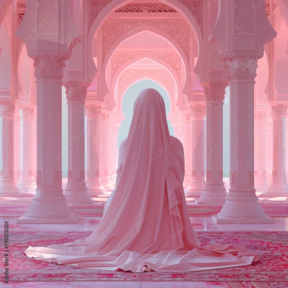 A beautiful muslim woman with hijab A beautiful muslim woman with hijab