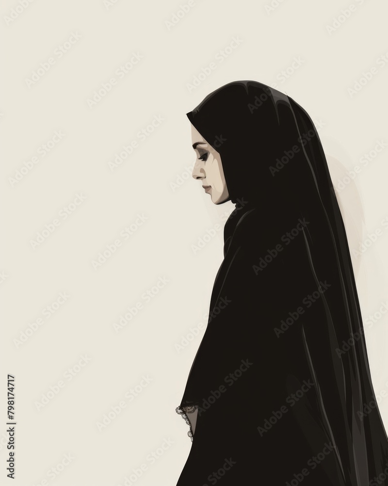 A beautiful muslim woman with hijab A beautiful muslim woman with hijab