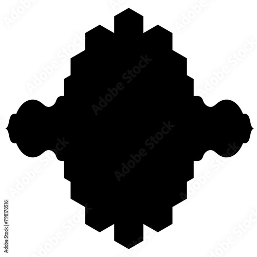 Islamic Label Emblem Shape Glyph Pictogram symbol visual illustration