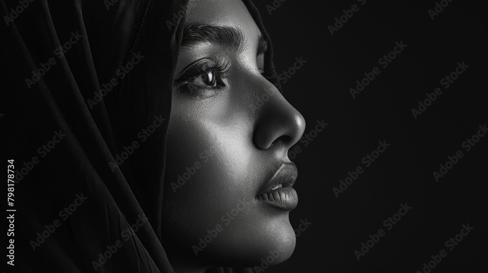 A beautiful muslim woman with hijab A beautiful muslim woman with hijab