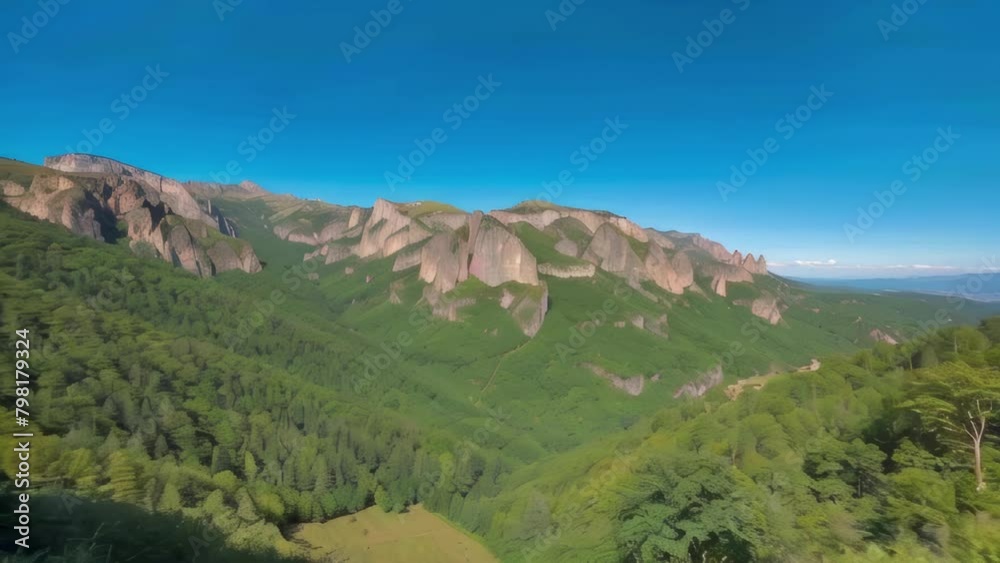 Beautiful view of landscape against blue sky Beautiful view of landscape against blue sky