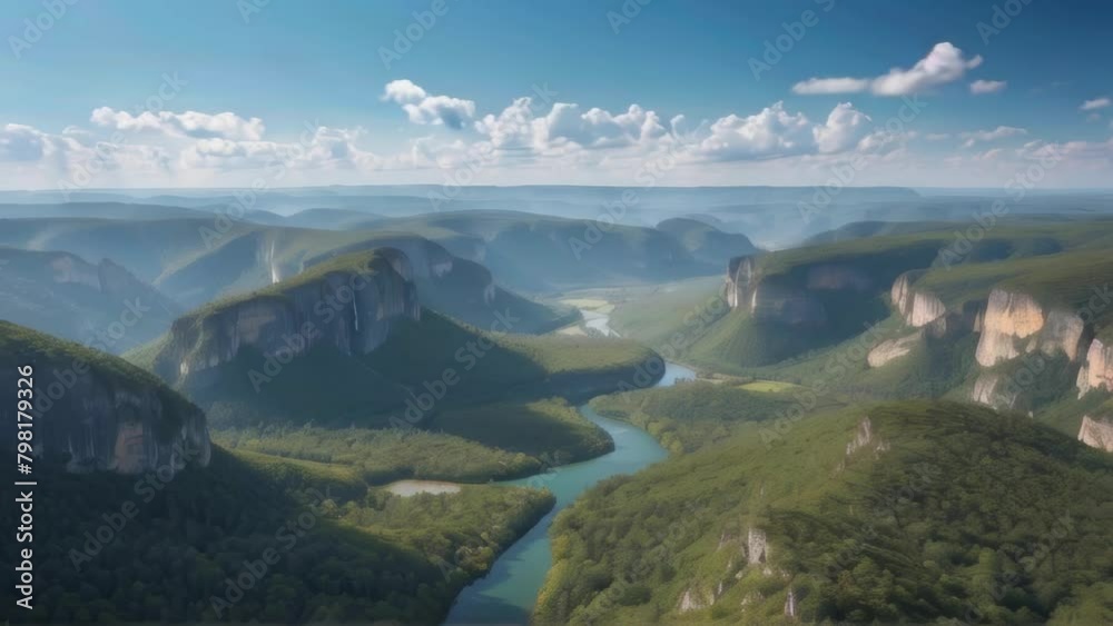 Beautiful view of landscape against blue sky Beautiful view of landscape against blue sky