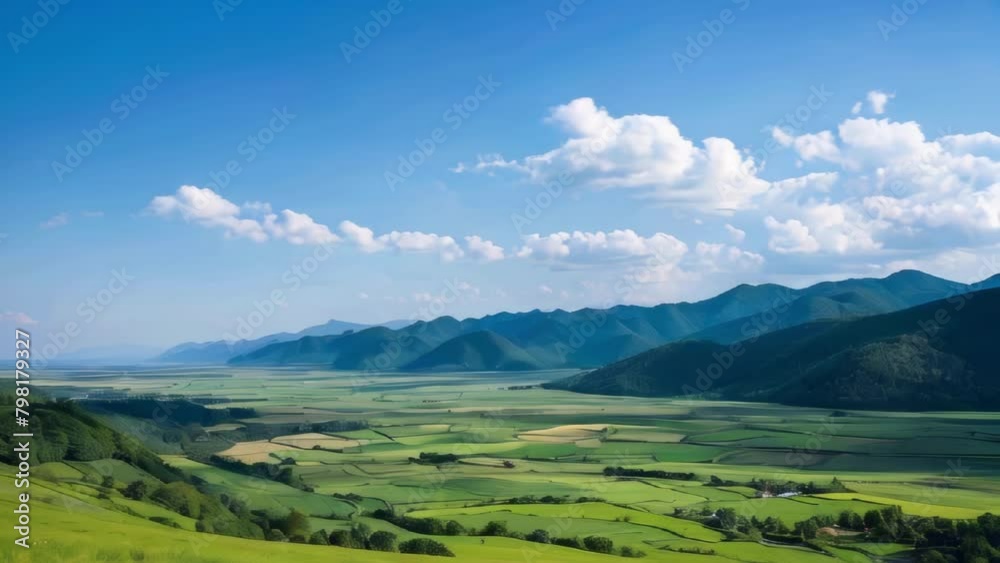 Beautiful view of landscape against blue sky Beautiful view of landscape against blue sky